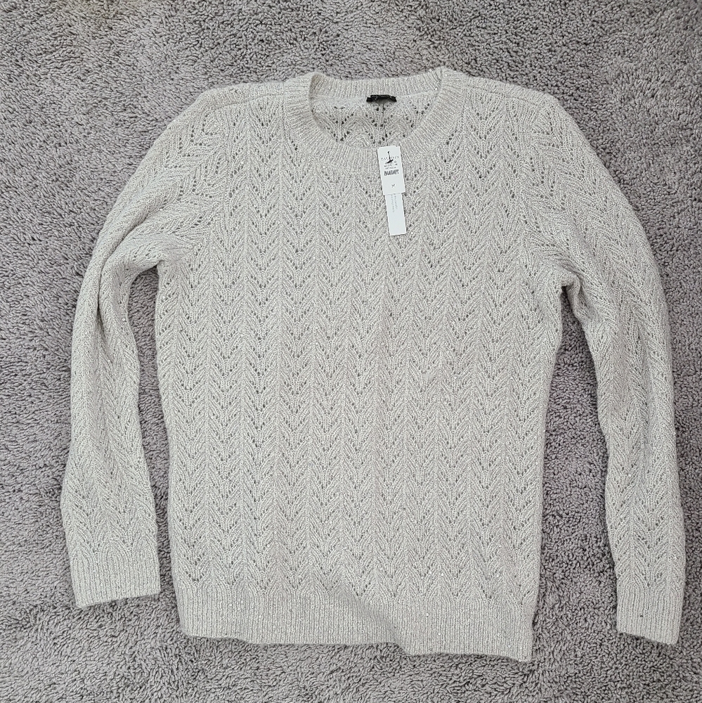 Talbots light tan sweater